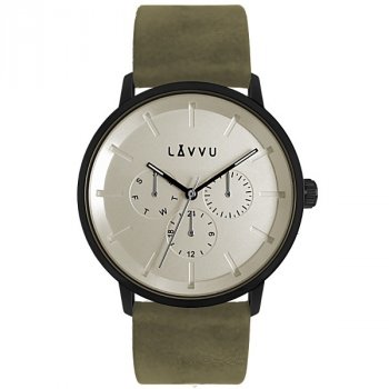 Hodinky LAVVU TROMSØ Army White, pánské - Špičkové pánské náramkové hodinky. Gravírujeme podle vašeho zadání! Přesně, rychle, kvalitně. Zboží skladem, expedice do 24h.