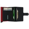 Peněženka SECRID Miniwallet  Matte Black & Red - Inovativní peněženka nejmodernějšího střihu s možností personifikace laserovým gravírováním. Zboží skladem, včetně rytí expedujeme do 48h.   
