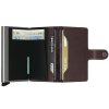 Peněženka SECRID Miniwallet Original Dark Brown - Inovativní peněženka nejmodernějšího střihu s možností personifikace laserovým gravírováním. Zboží skladem, včetně rytí expedujeme do 48h.   