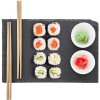 Servírovací sada SUSHI 29x20, břidlice - Servírovací sada na sushi s možností vlastního gravírování. Skladem, expedice do 48h vč. gravírování. 