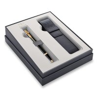 Sada kuličková tužka PARKER IM Black GT + pouzdro - Elegantní, profesionální a spolehlivý. PARKER. Oficiální výhradní dodavatel psacích potřeb pro britskou královskou rodinu. Skladem, expedice do 24 hodin!