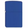 Zippo 229 Royal Blue Matte s prostorem pro originální popis - s rytinou