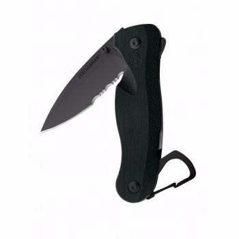 Nůž CRATER C33LX Black, LEATHERMAN - s gravírováním