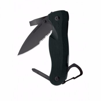 Nůž CRATER C33TX Black, LEATHERMAN - s gravírováním