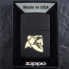 Zippo 218 Black Matte se zákaznickým gravírováním - s věnováním