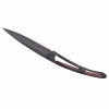 Nůž deejo Black tatto, Feather, rosewood, 37g - s gravírováním